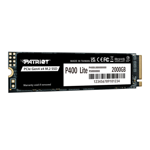 Patriot P400 Lite 2TB M.2 PCIe Gen 4 x4 NVMe SSD - Syntech