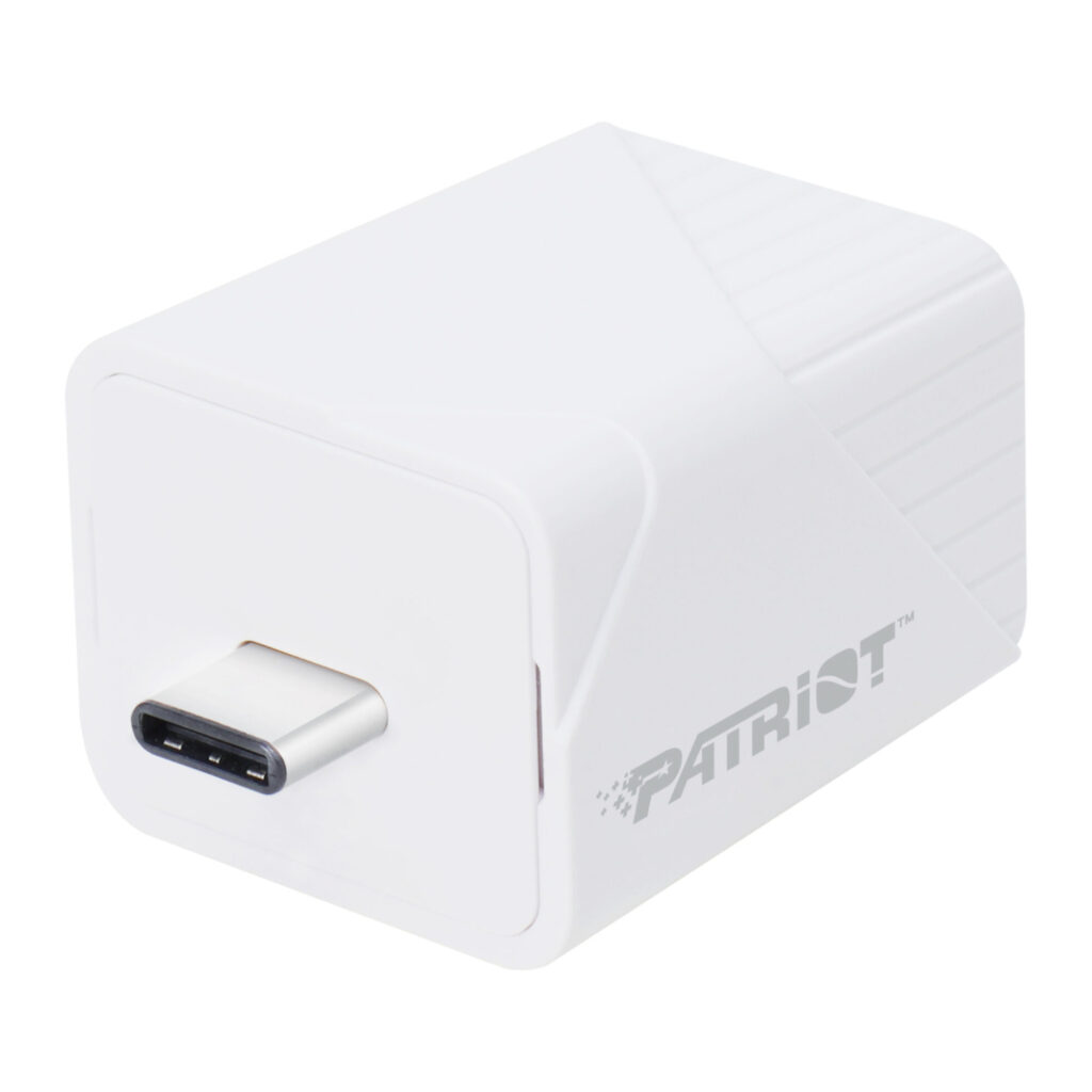 Patriot iLuxe Cube 128GB Type-C Smart Backup Solution - White - Image 4