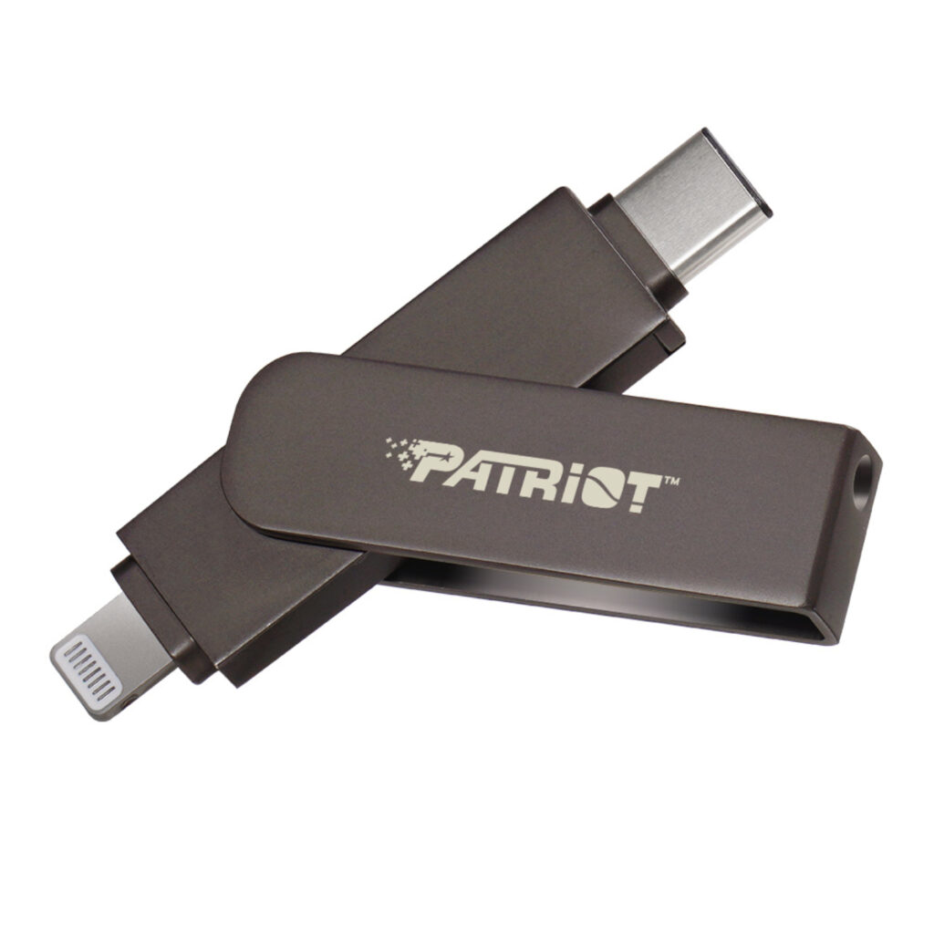 Patriot iLuxe Stick C 256GB USB 3.2 GEN 1 Type C + Lightning Flash Drive - Black - Image 4