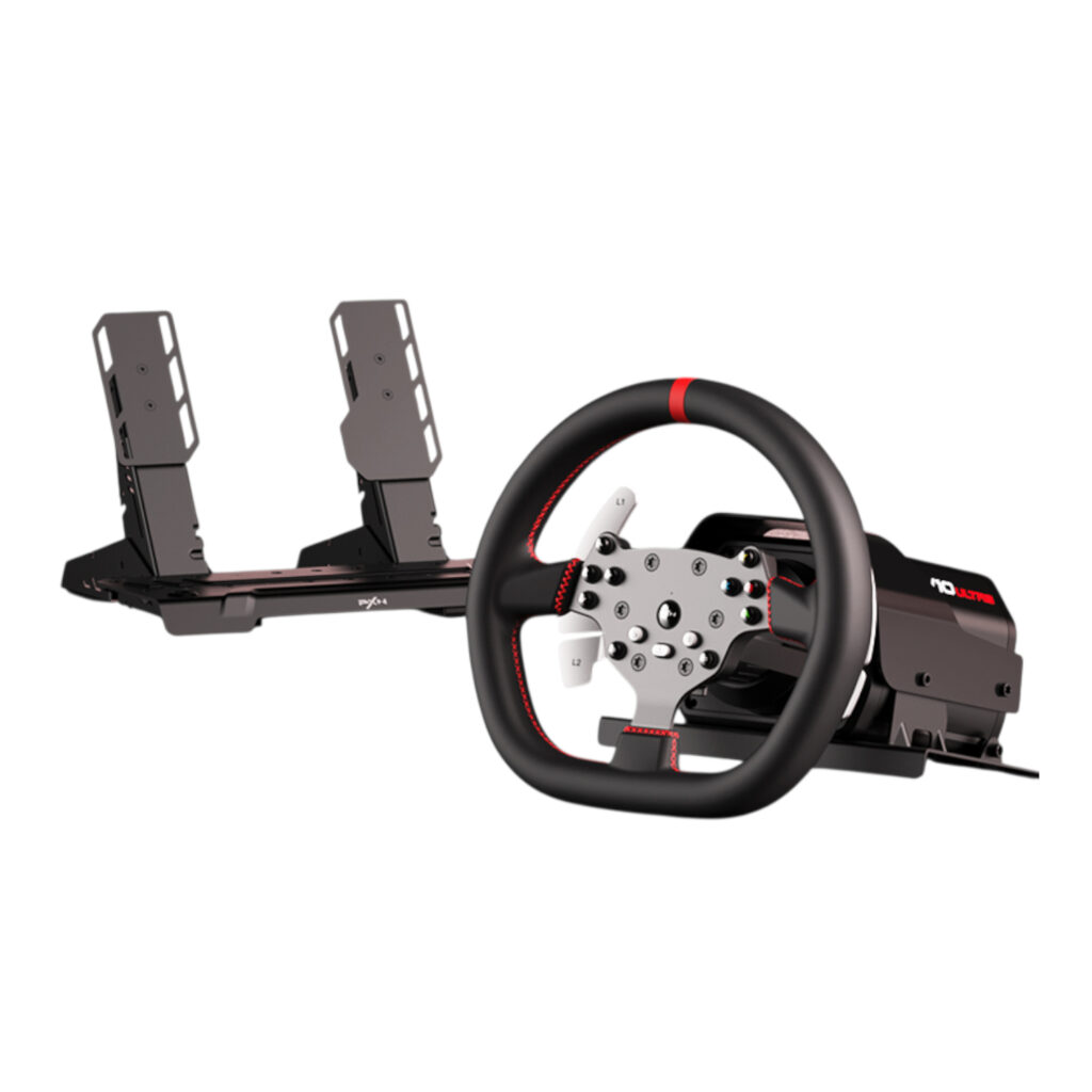 PXN V10 Ultra 270/900° 3.2nm Direct Drive USB Steering Wheel with Hall Effect Dual Pedals - Image 1