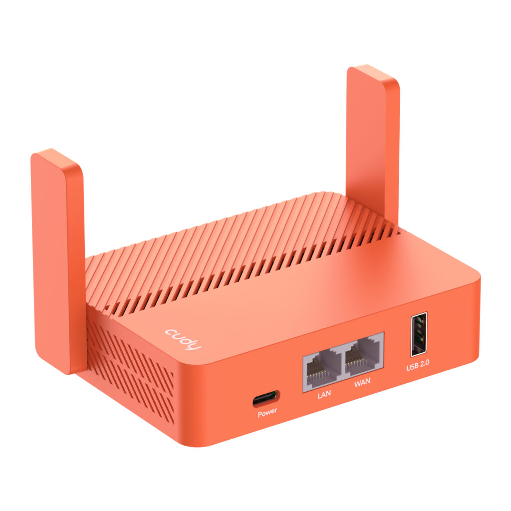 Cudy AC1200 Wi-Fi Mini VPN Router - Orange - Image 4
