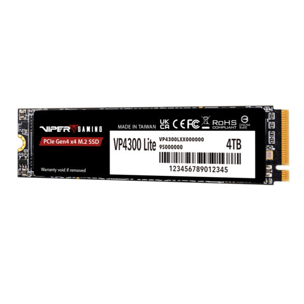 Patriot VP4300 Lite 4TB M.2 PCIe Gen 4 x4 NVMe SSD - Syntech