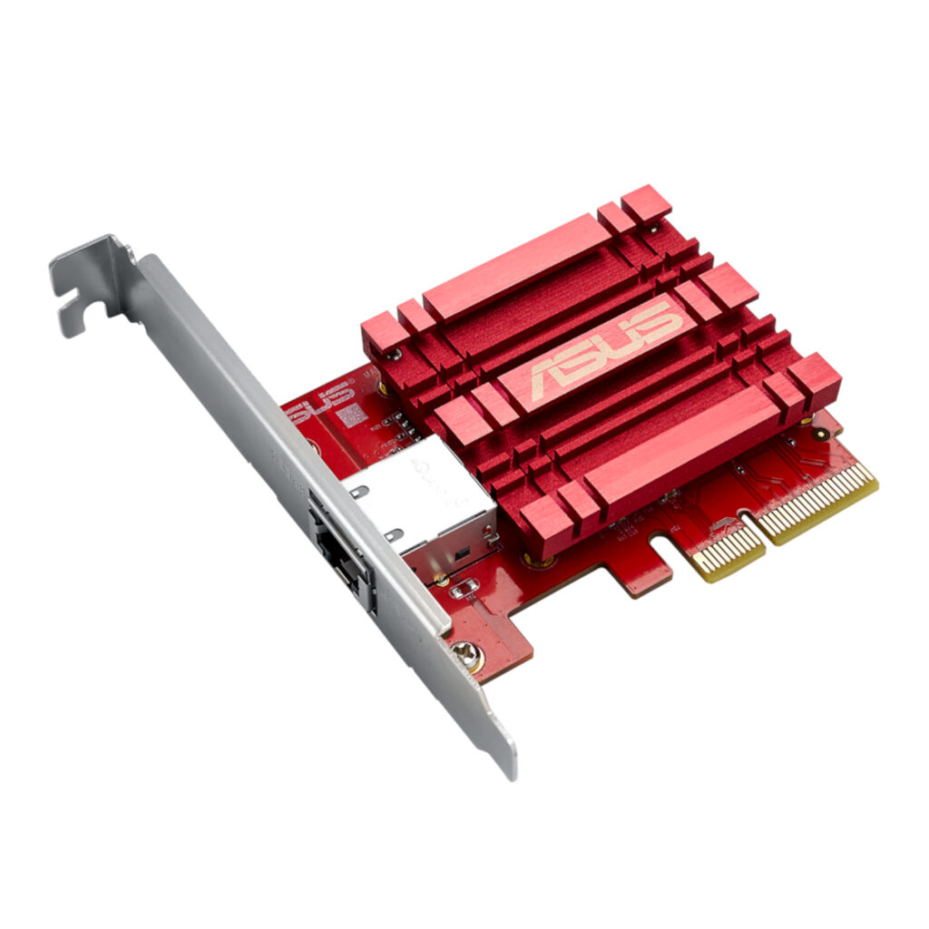 ASUS XG-C100C V3 10Gbps PCIe Network Adapter-RJ45( Red/S) - Image 2