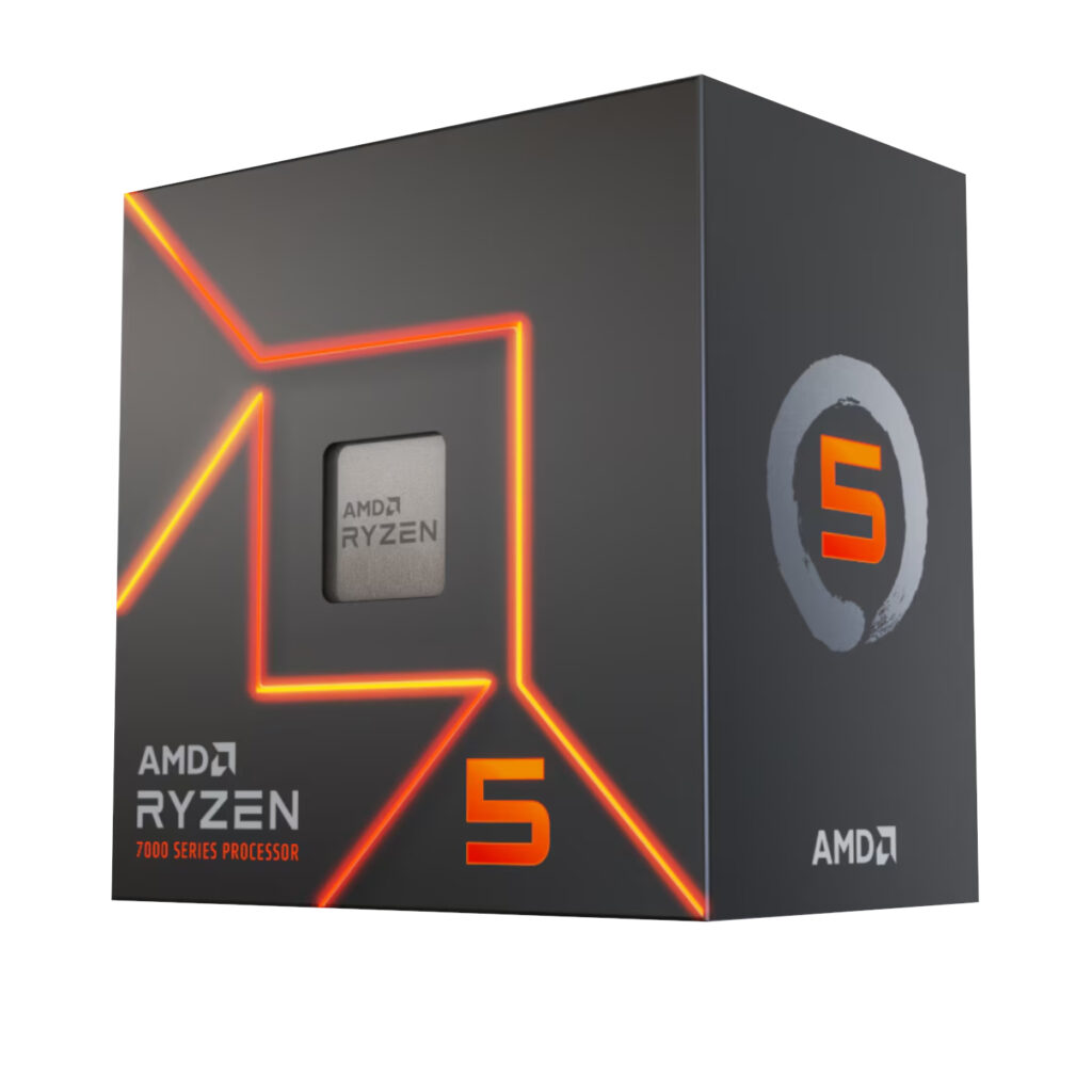 AMD RYZEN 5 7400 6-Core 3.3GHz AM5 CPU - Image 1