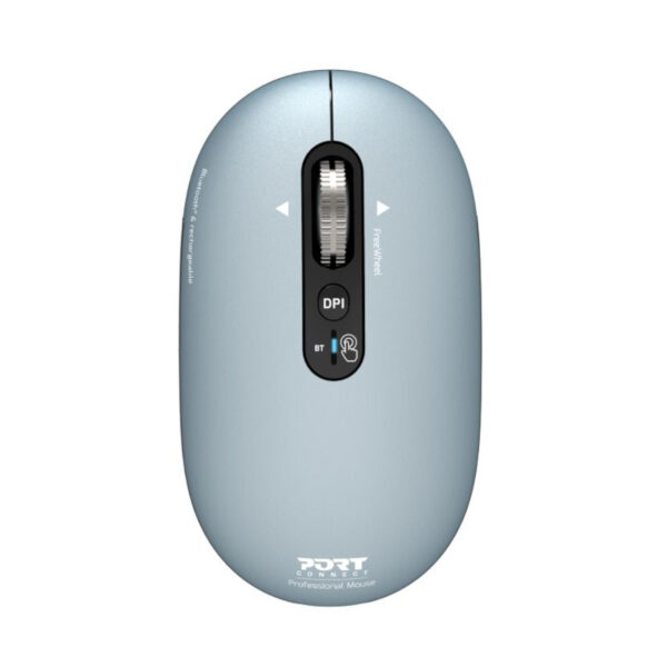 Port Connect PURE MAC Rechargeable Wireless & Bluetooth Mouse - Storm