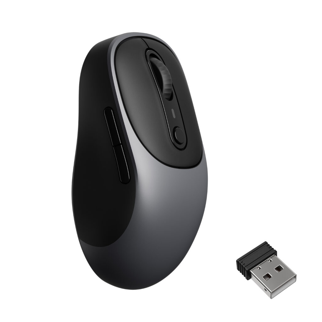 Keychron BM24 Wireless Silent Mouse - Metal Grey - Image 5