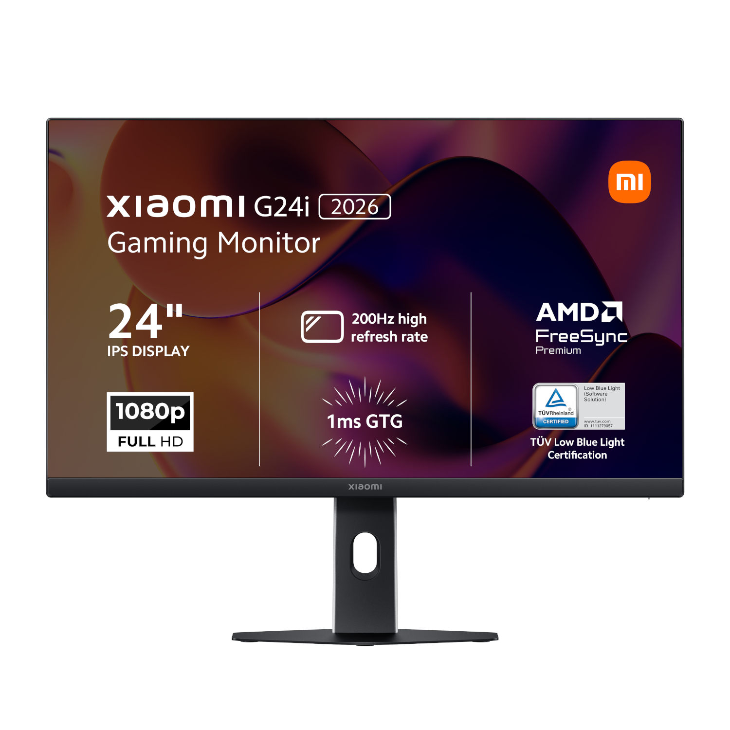 Xiaomi G24i 24″ Full HD 1080p IPS Gaming Monitor (200Hz, 1ms, 16:9, HDMI/DP, and AMD FreeSync Premium)
