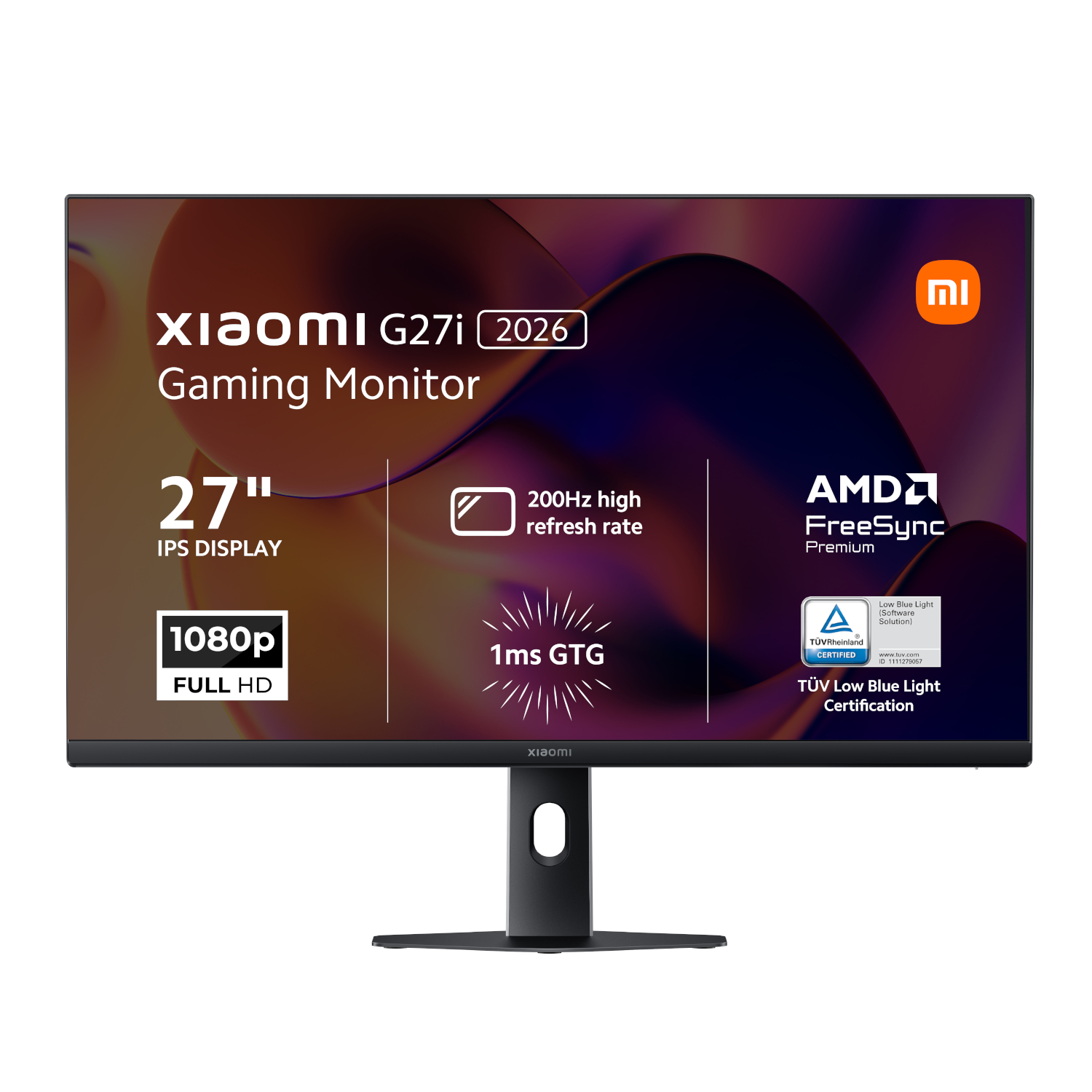Xiaomi G27i 27″ Full HD 1080p IPS Gaming Monitor (200Hz, 1ms, 16:9, HDMI/DP, and AMD FreeSync)
