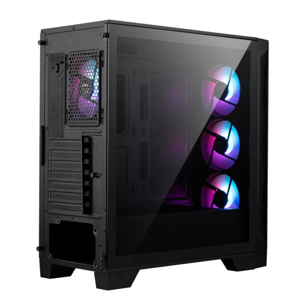 PCケース： ATX ミドルタワー MSI MAG FORGE 320R MSI MAG Forge 320R Airflow ATX Gaming Chassis - Syntech