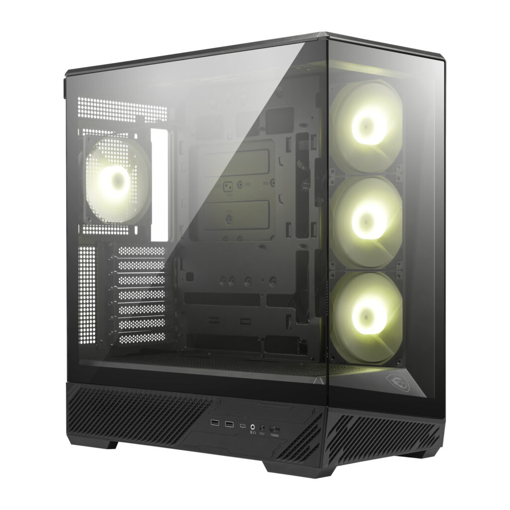 MSI MAG PANO 130R PZ ATX Gaming Chassis - Black - Image 1