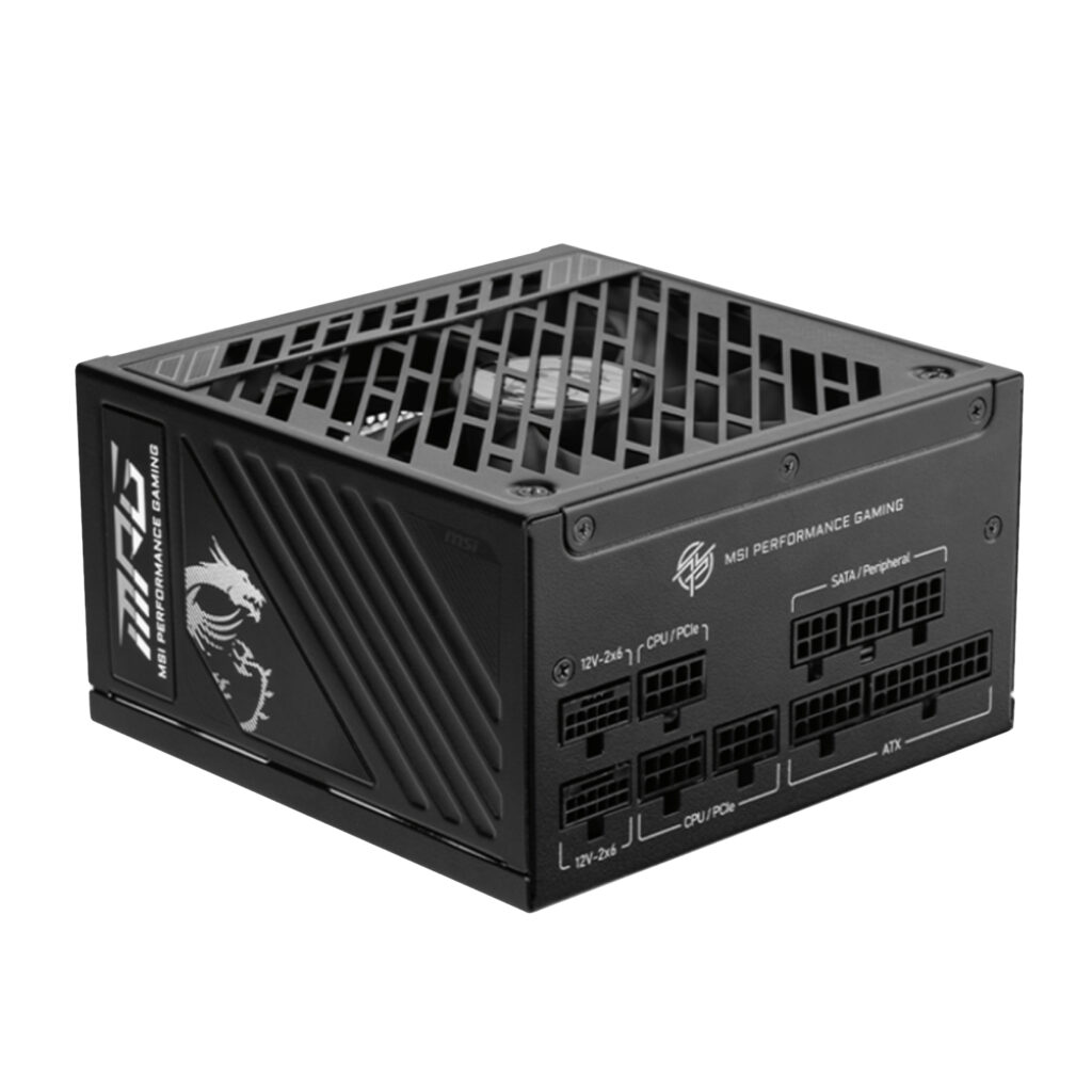 MSI MPG A1000GS PCIe 5 80 PLUS Gold Modular Power Supply - Image 3