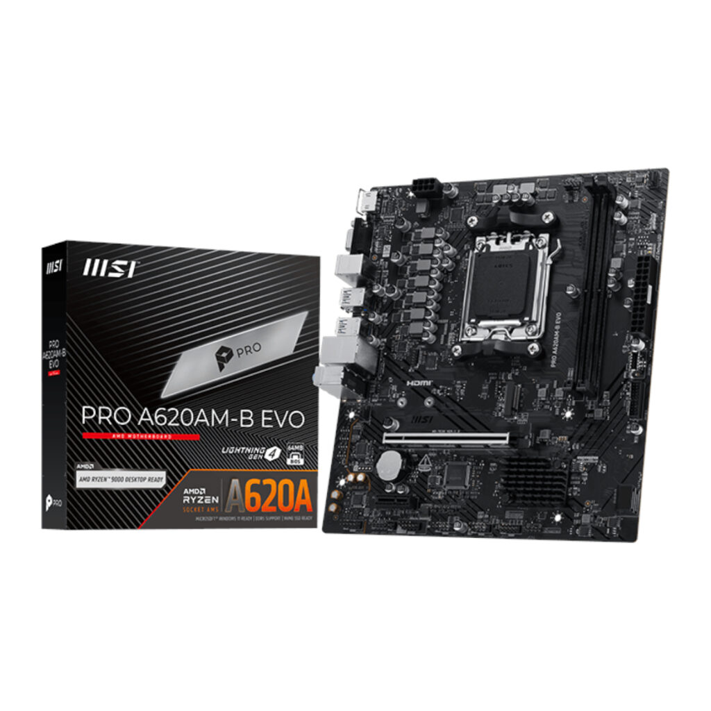 MSI PRO A620AM-B EVO AM5 M-ATX Motherboard - Image 2