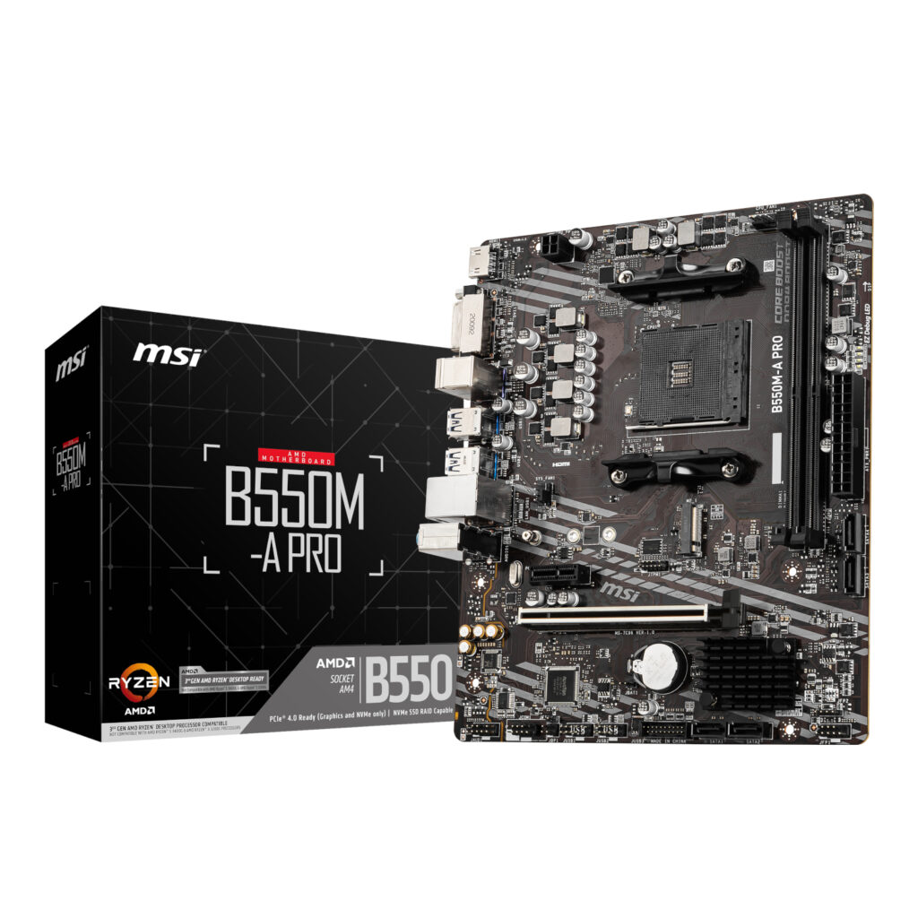 MSI B550M-A Pro AM4 M-ATX Motherboard - Image 2