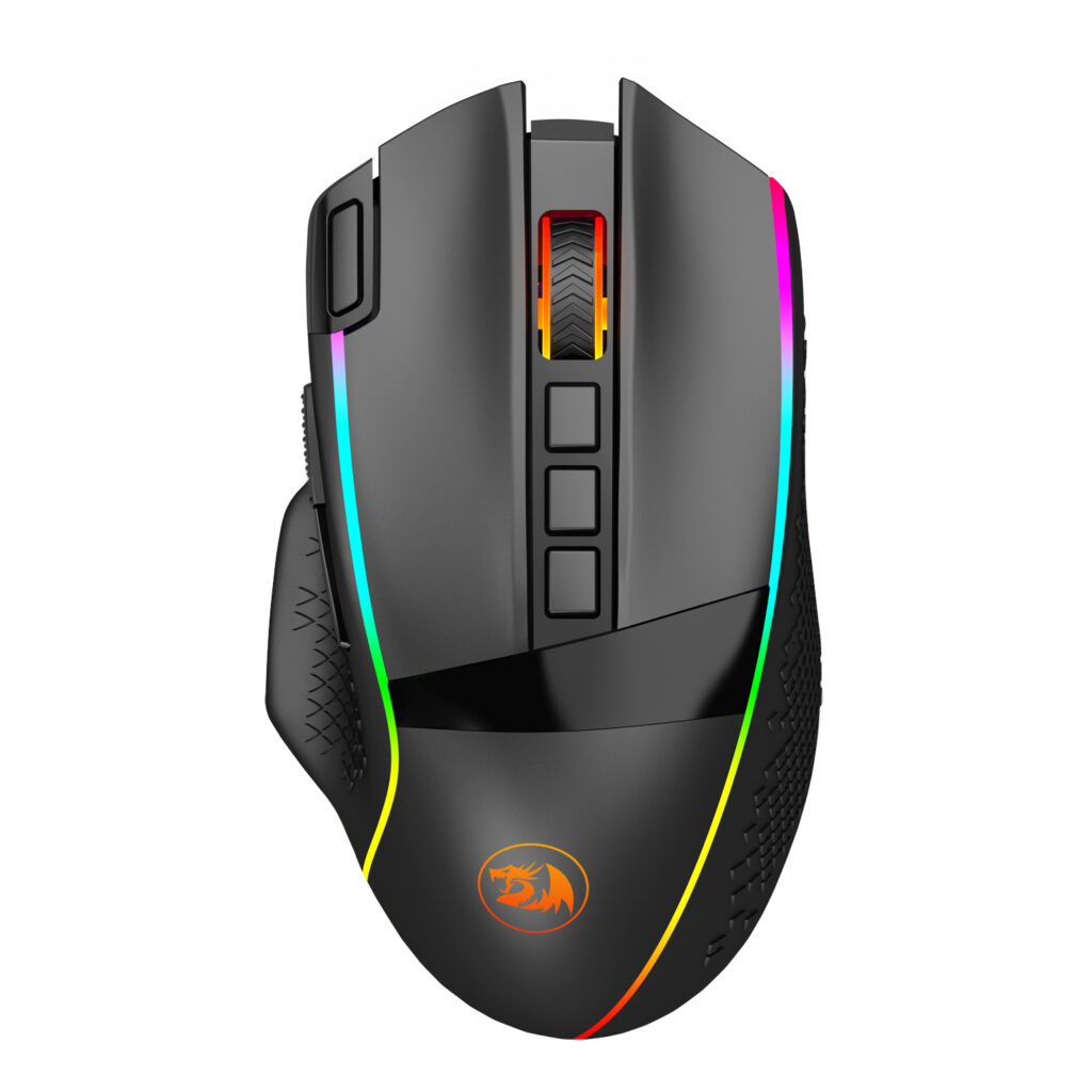 Redragon M991 RGB PRO ENLIGHTENMENT 26000 DPI Wireless Gaming Mouse - Black - Image 4