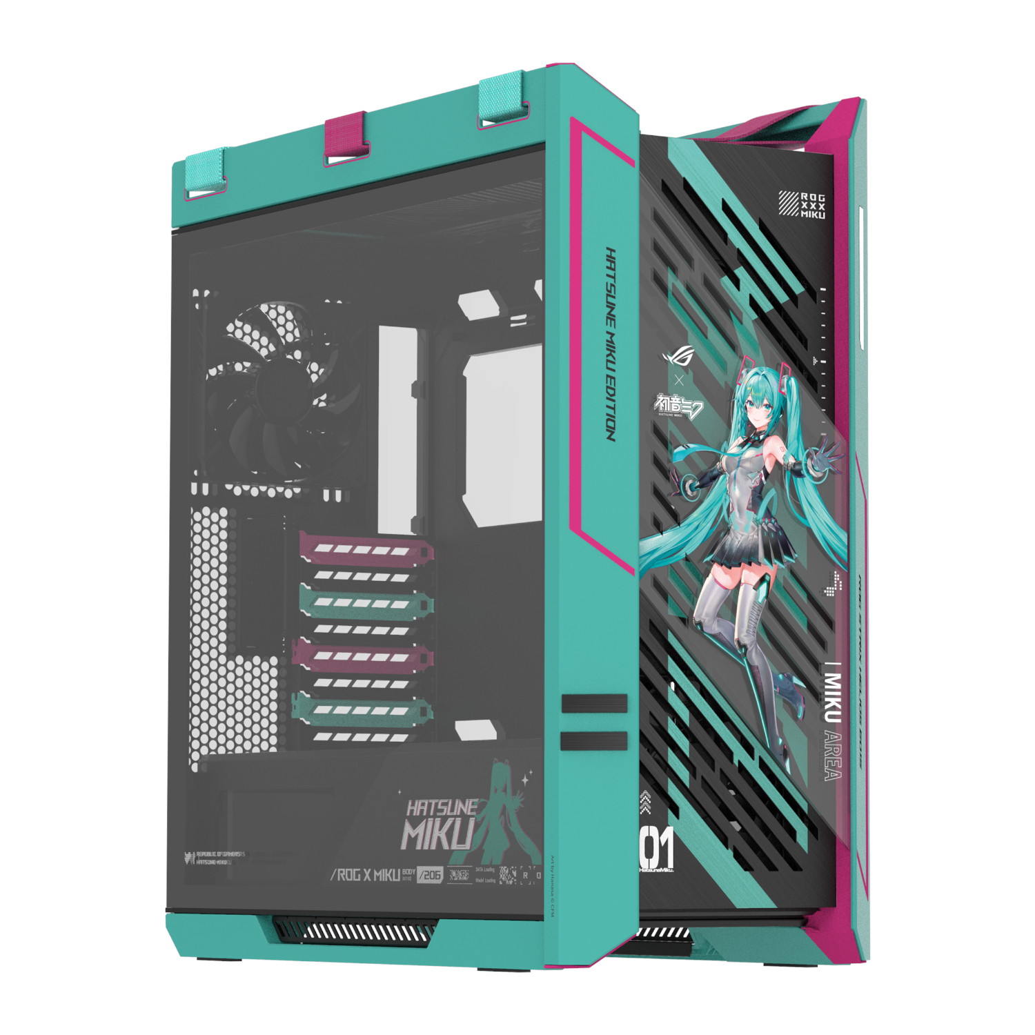 Asus ROG Strix Helios II E-ATX Gaming Chassis Hatsune Miku Edition