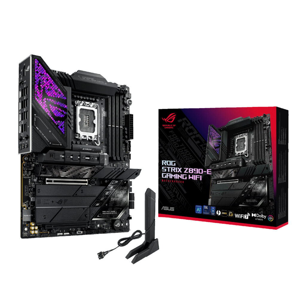 Asus ROG Strix Z890-E Gaming WIFI Intel LGA1851 ATX Gaming Motherboard - Image 3