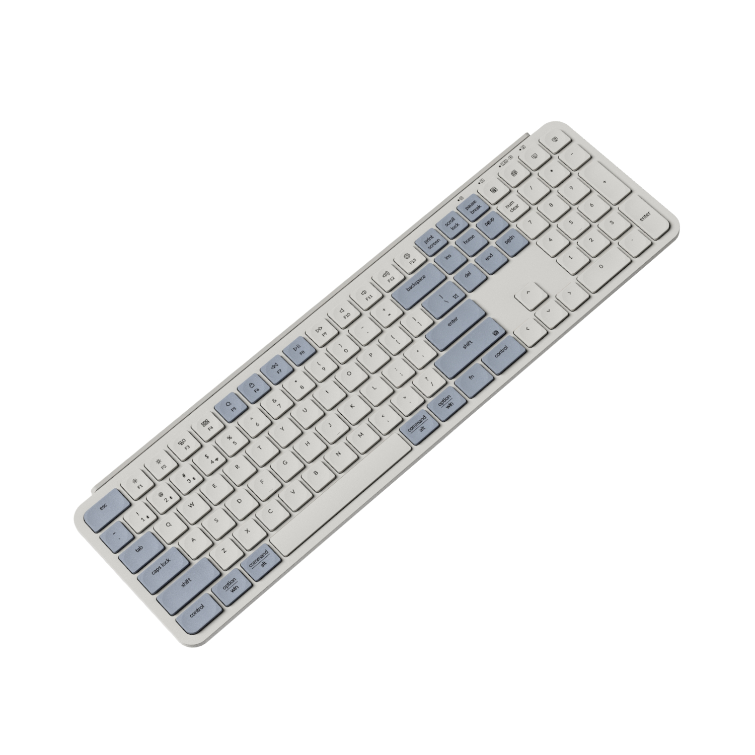 Keychron B6 Pro Ultra-Slim 100% Wireless Keyboard - Retro Blue 3