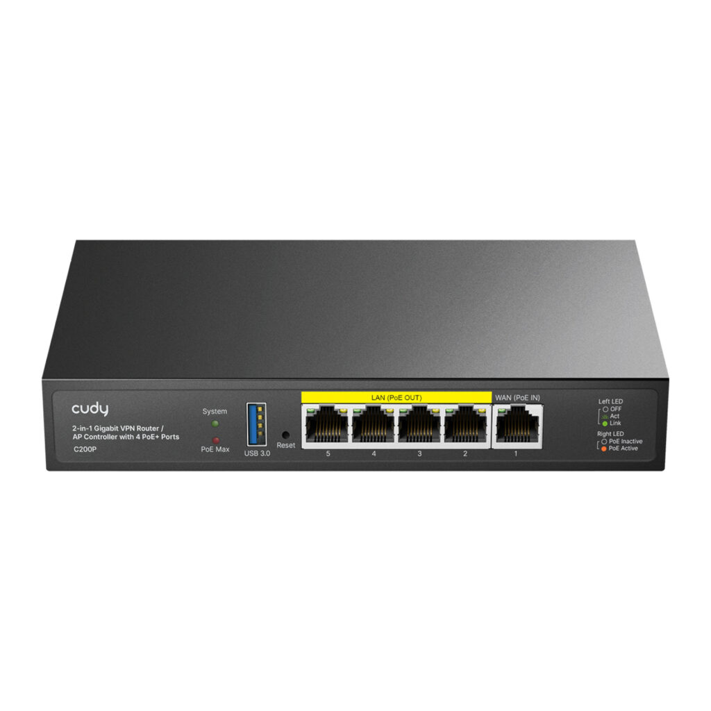 Cudy C200P 2-IN-1 SMB Router / AP Controller - Image 2