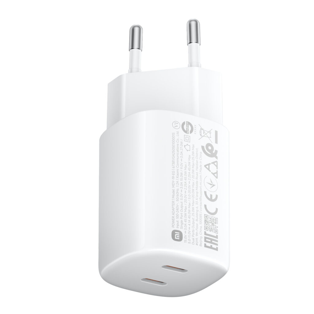 Xiaomi 45W Nano Turbo Power Adapter (2 port) - Image 3