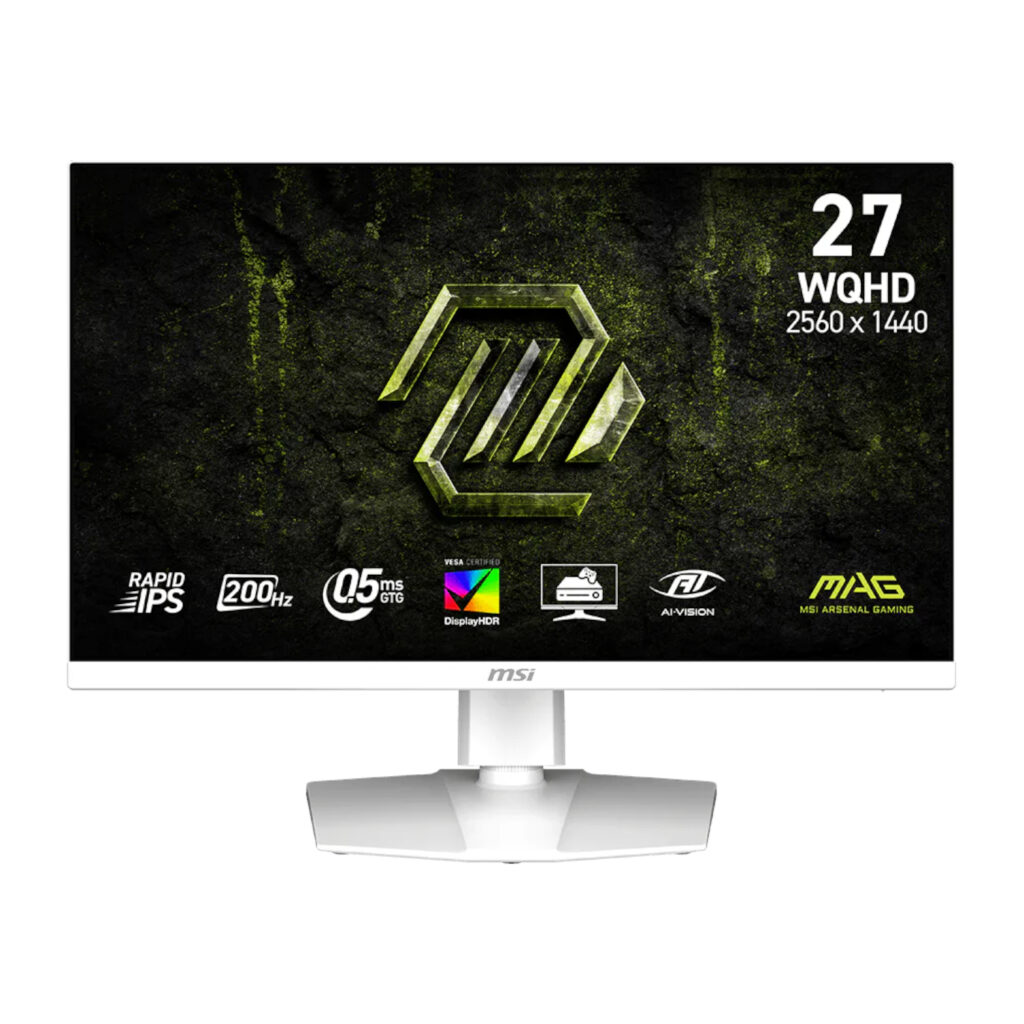MSI MAG 274QRFW E20 27" WQHD 200Hz IPS Gaming Monitor - White - Image 5