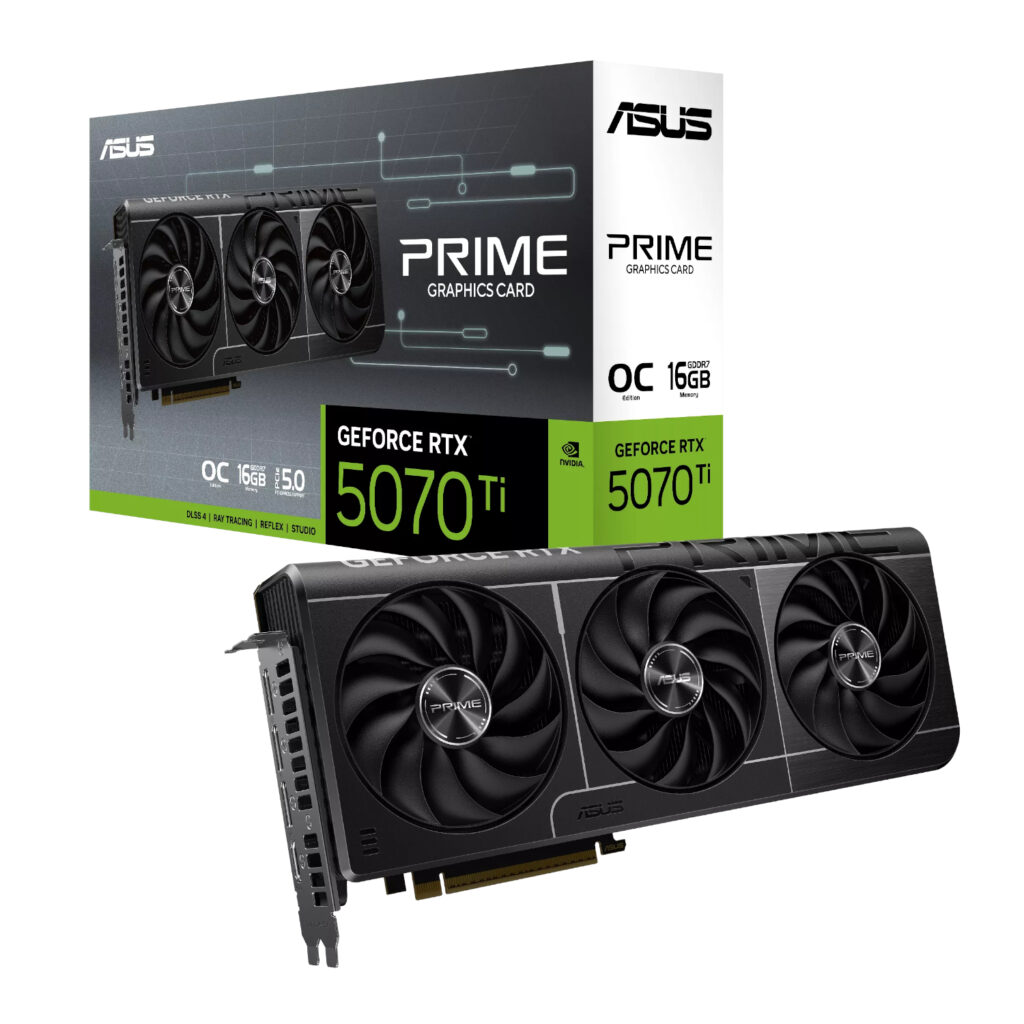 ASUS PRIME GeForce RTX 5070 Ti 16GB GDDR7 OC Edition Graphics Card - Image 2