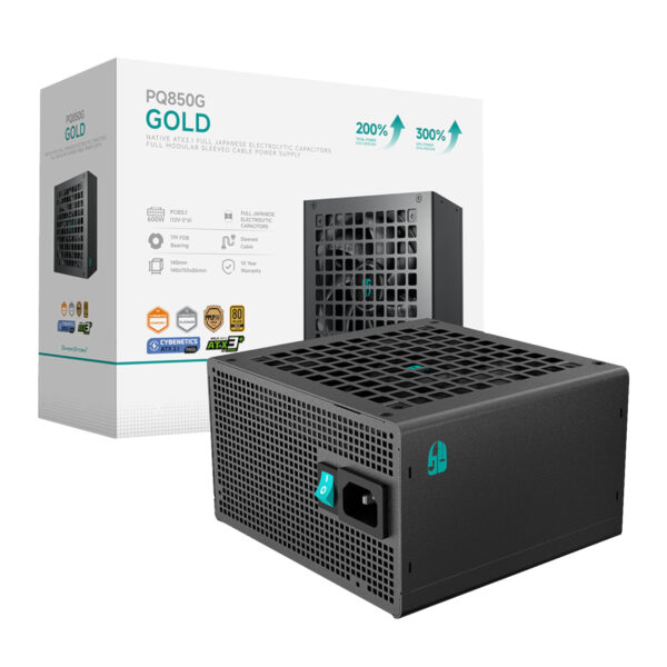 DeepCool PQ850M 850W 80 PLUS GOLD Fully Modular Power Supply