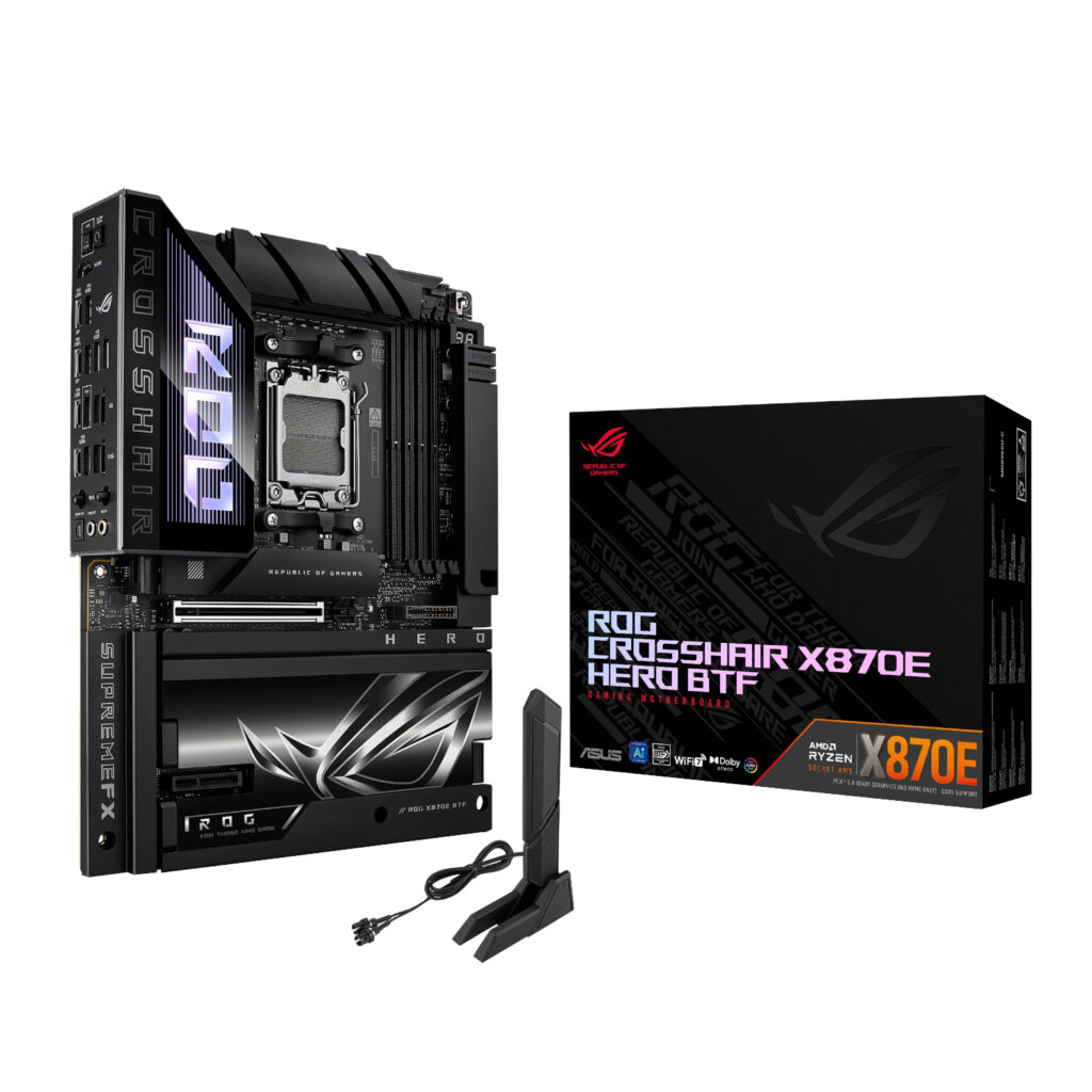 ASUS ROG CROSSHAIR X870E HERO BTF AMD AM5 ATX Gaming Motherboard - Image 5