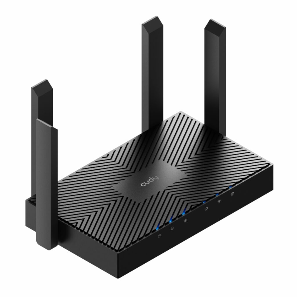 Cudy AX3000 5-Port Gigabit Dual-Band Wi-Fi 6 Mesh Router – Black - Image 4