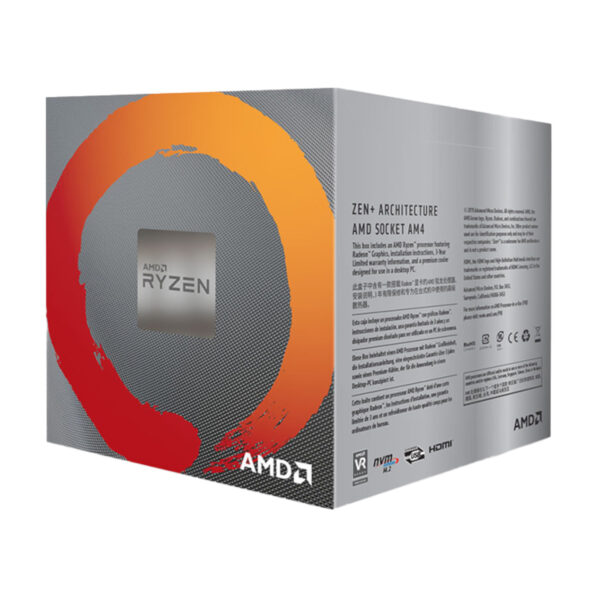 AMD Ryzen 5 3400G 4-Core 3.7GHz AM4 CPU - Syntech
