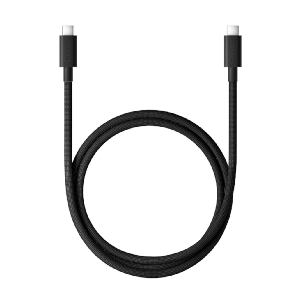 Xiaomi USB4 6A USB Type-C To USB Type-C Braided Cable 1m- (120W, 40Gbps, 8K) - Image 2