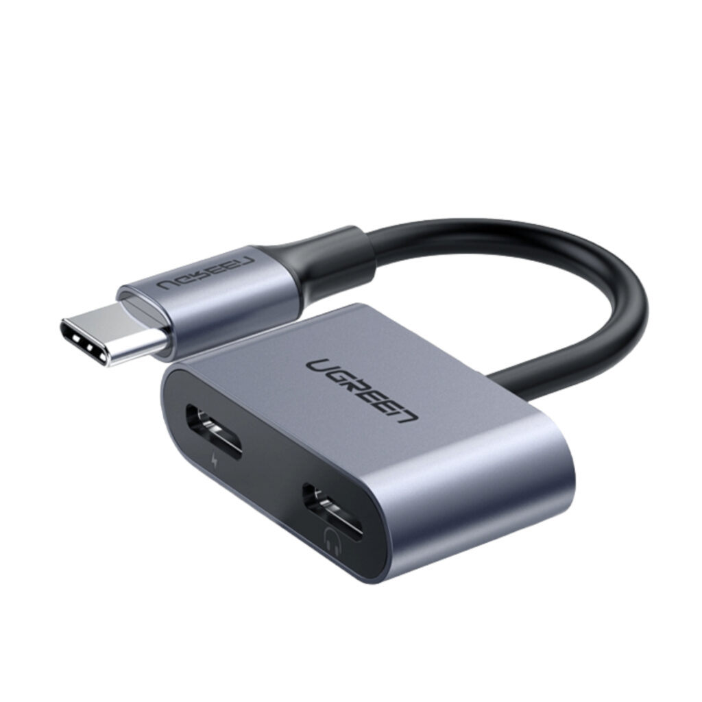 UGREEN USB Type-C Dual Audio and Charging Adapter (15W PD, 2-in-1 Splitter) - Image 3