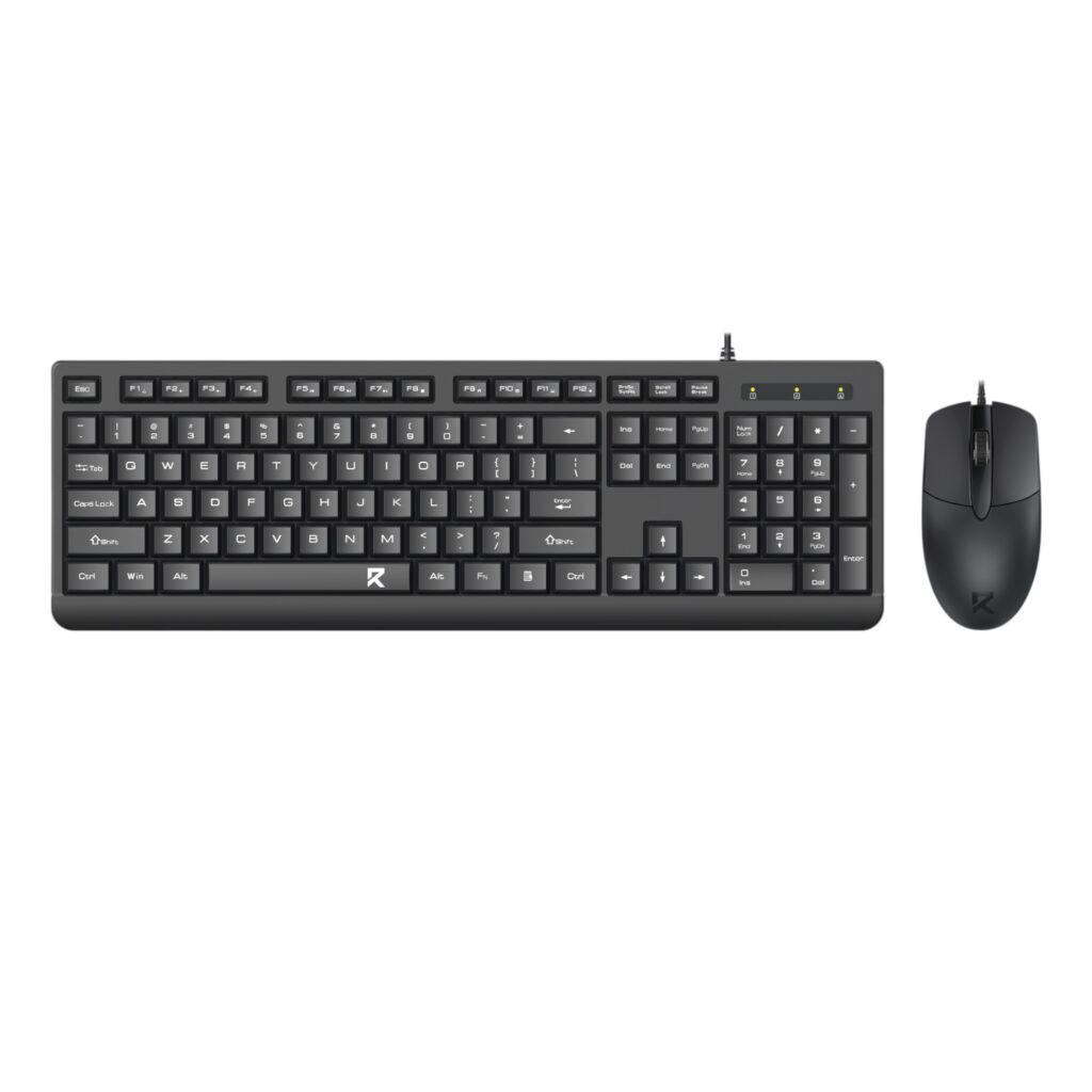 Redragon BS-7543 Wired Keyboard and Mouse Combo - Black - Image 4