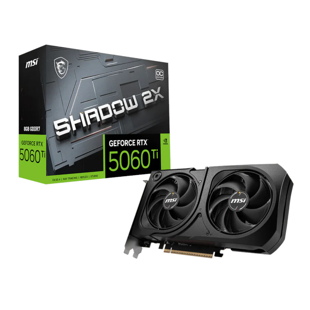 MSI GeForce RTX 5060 Ti SHADOW 2X OC PLUS 128-bit GDDR7 8GB Graphics Card - Image 5