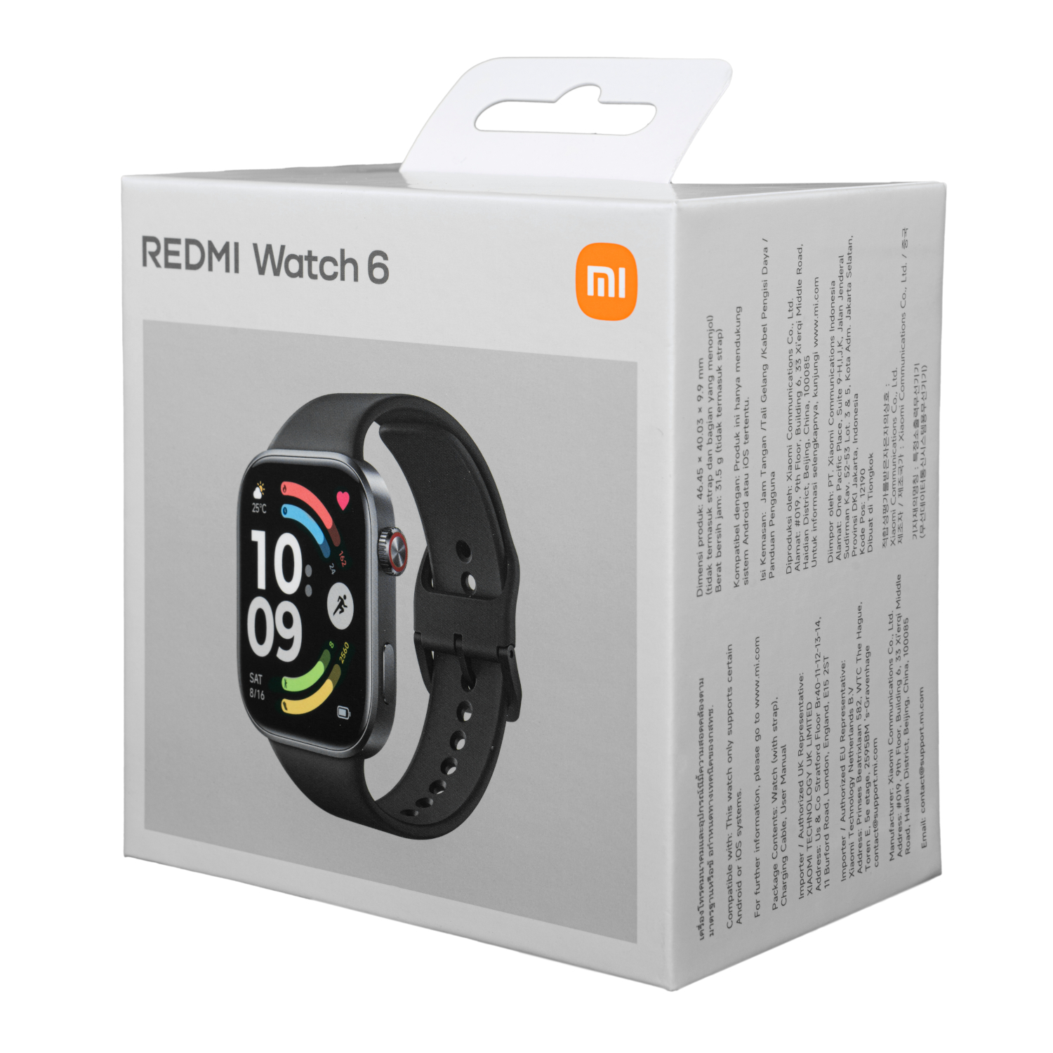 Xiaomi Redmi Watch 6 - Obsidian Black - Syntech