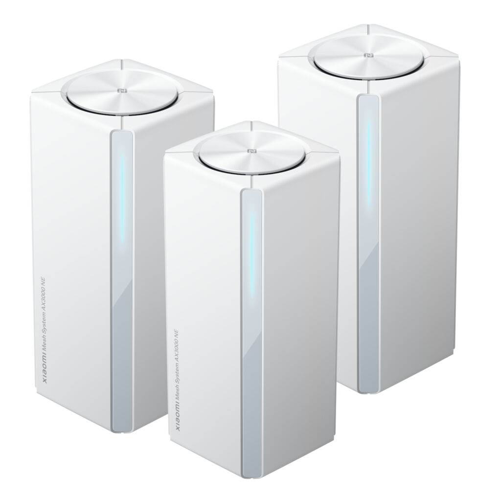 Xiaomi Mesh System AX3000 NE Whole-Home Wi-Fi 6 Router (3-Pack) – White - Image 1