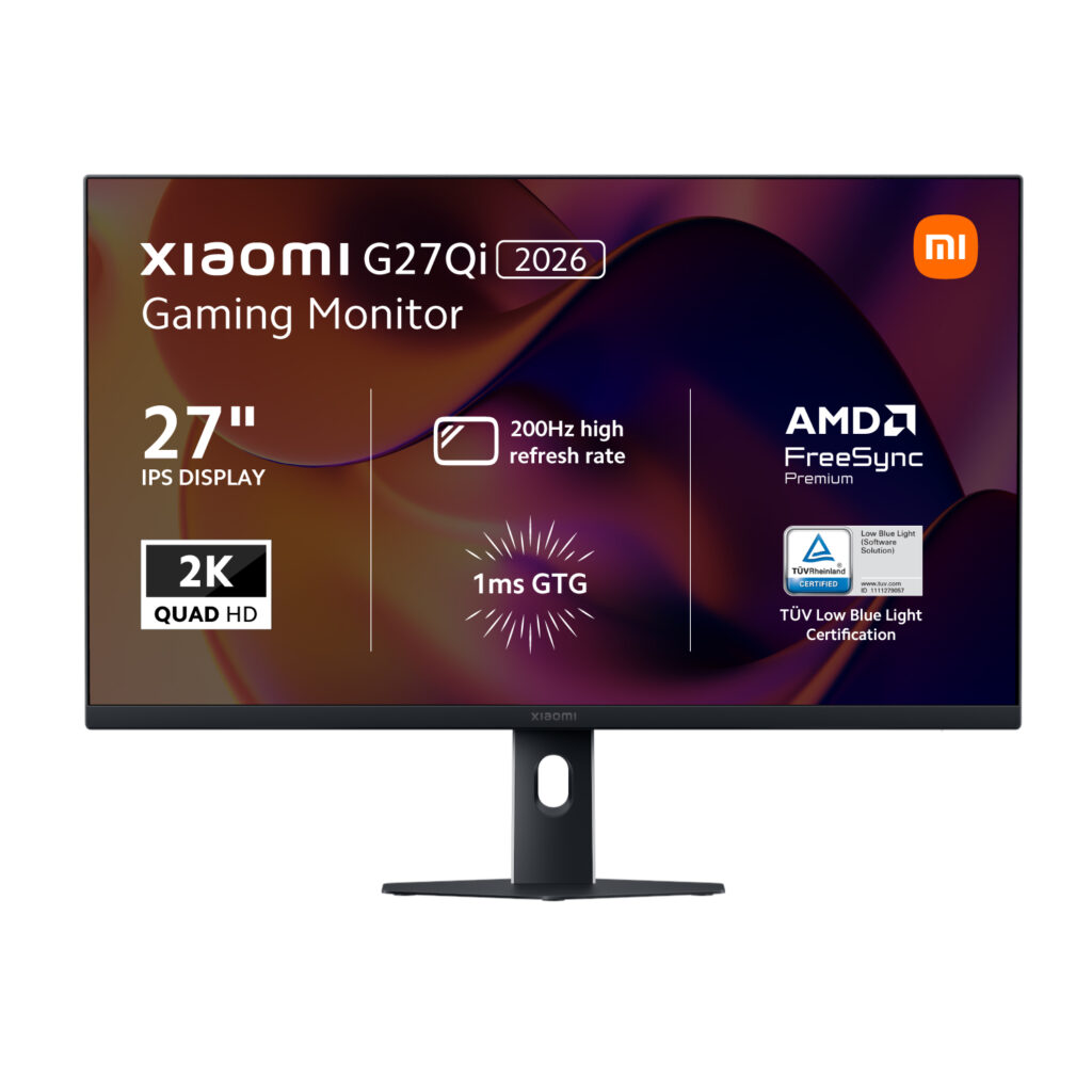 Xiaomi G27Qi 2026 27″ 2K QHD 200Hz Fast IPS Gaming Monitor - Image 1