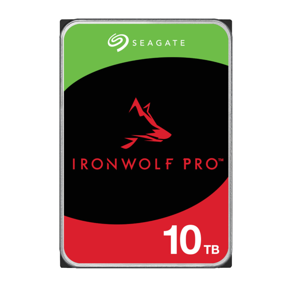 Seagate Ironwolf Pro 10TB 256MB 7200 RPM 3.5″ SATA HDD - Image 1