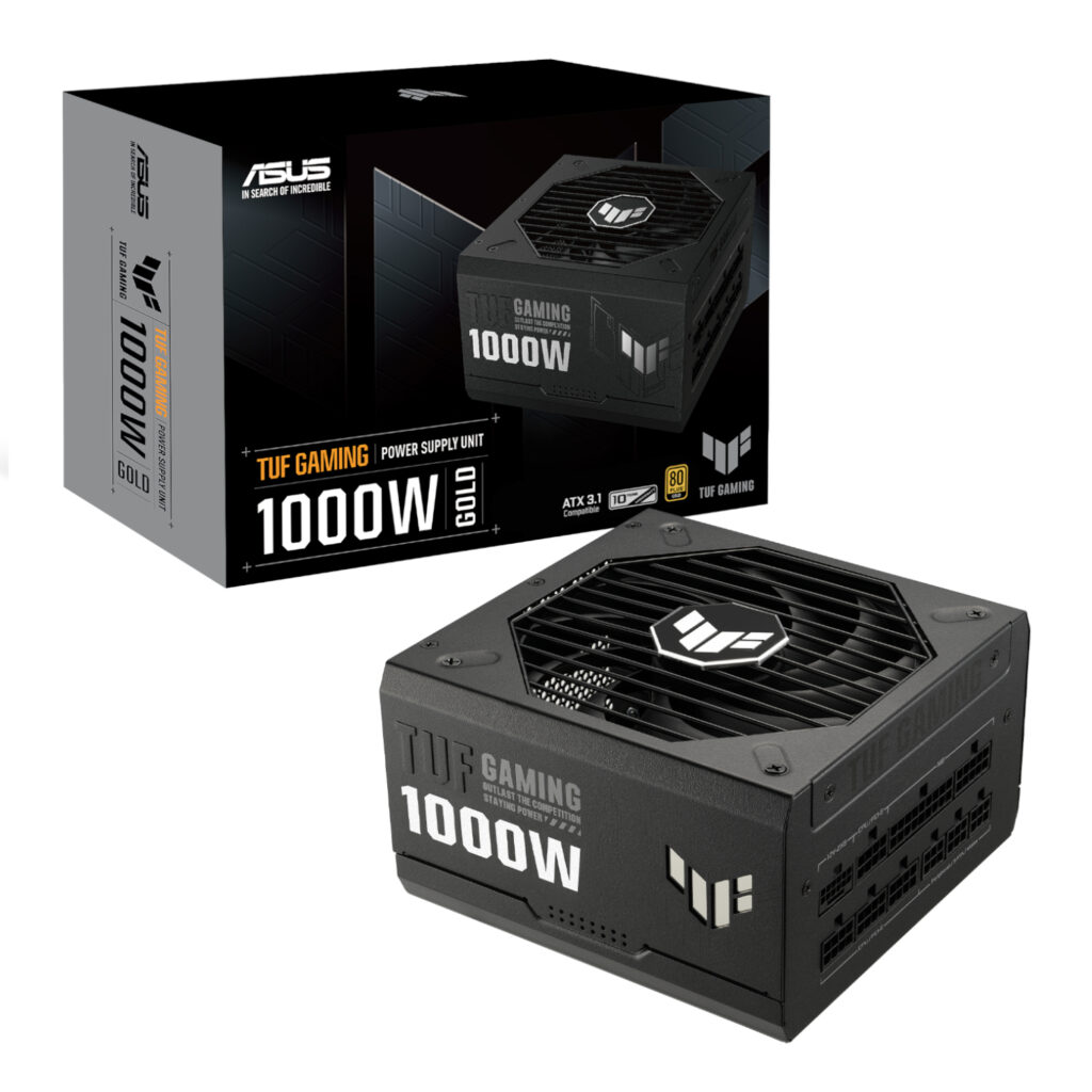 Asus TUF Gaming 1000W 80 PLUS Gold ATX Modular Power Supply - Black - Image 6