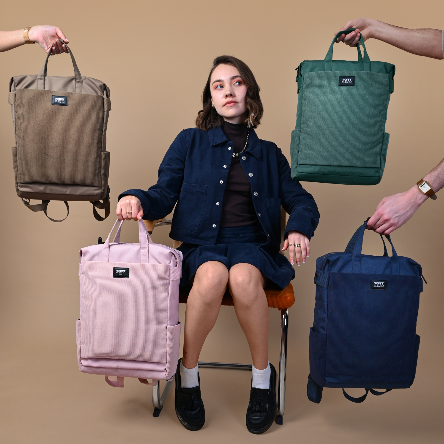 Port Designs Milano II ECO 14/16″ Totepack – Desert Brown - Syntech
