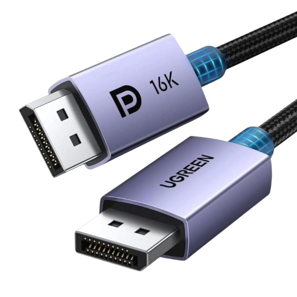 UGREEN DP2.1 Male to Male 16K Braided 2M Cable - Image 5