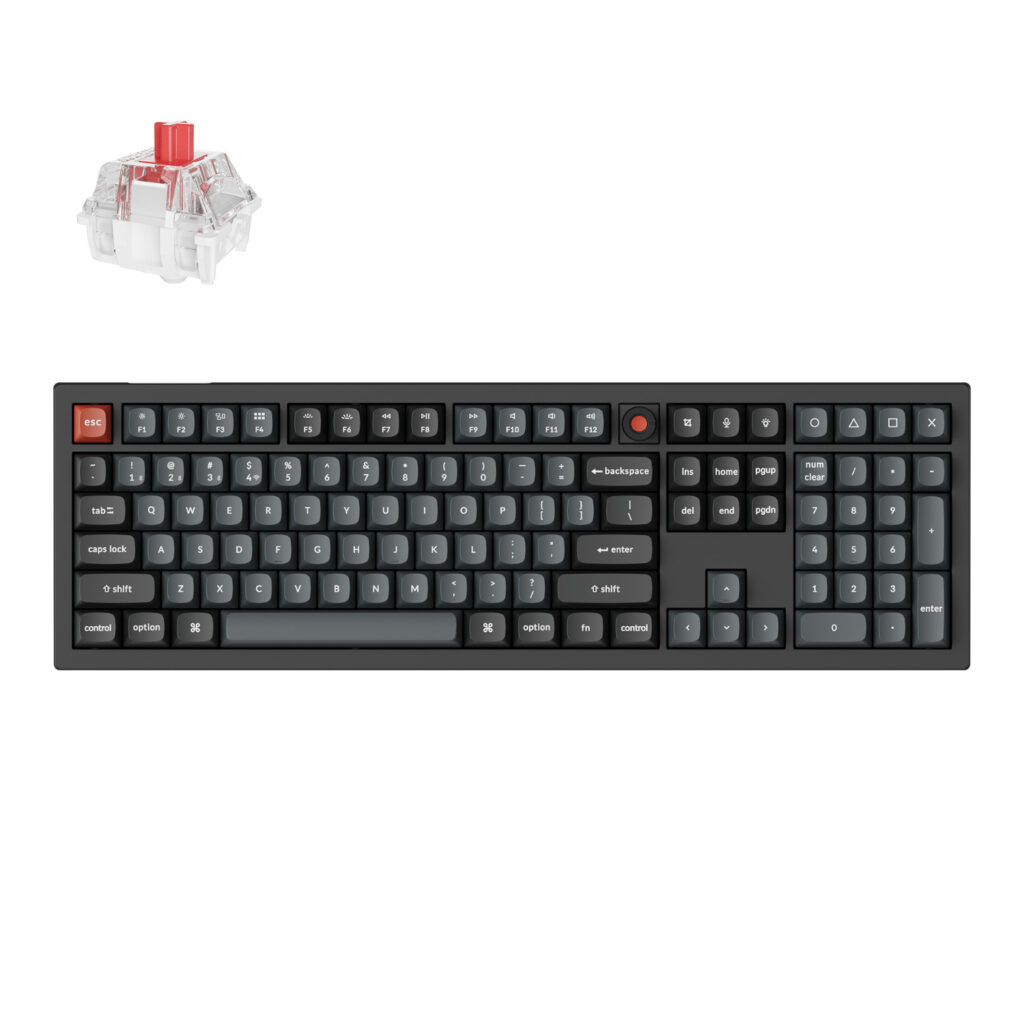Keychron V6 Ultra 100% 8K Red Switch Hot-Swappable Gateron Jupiter RGB Wireless Keyboard - Image 1