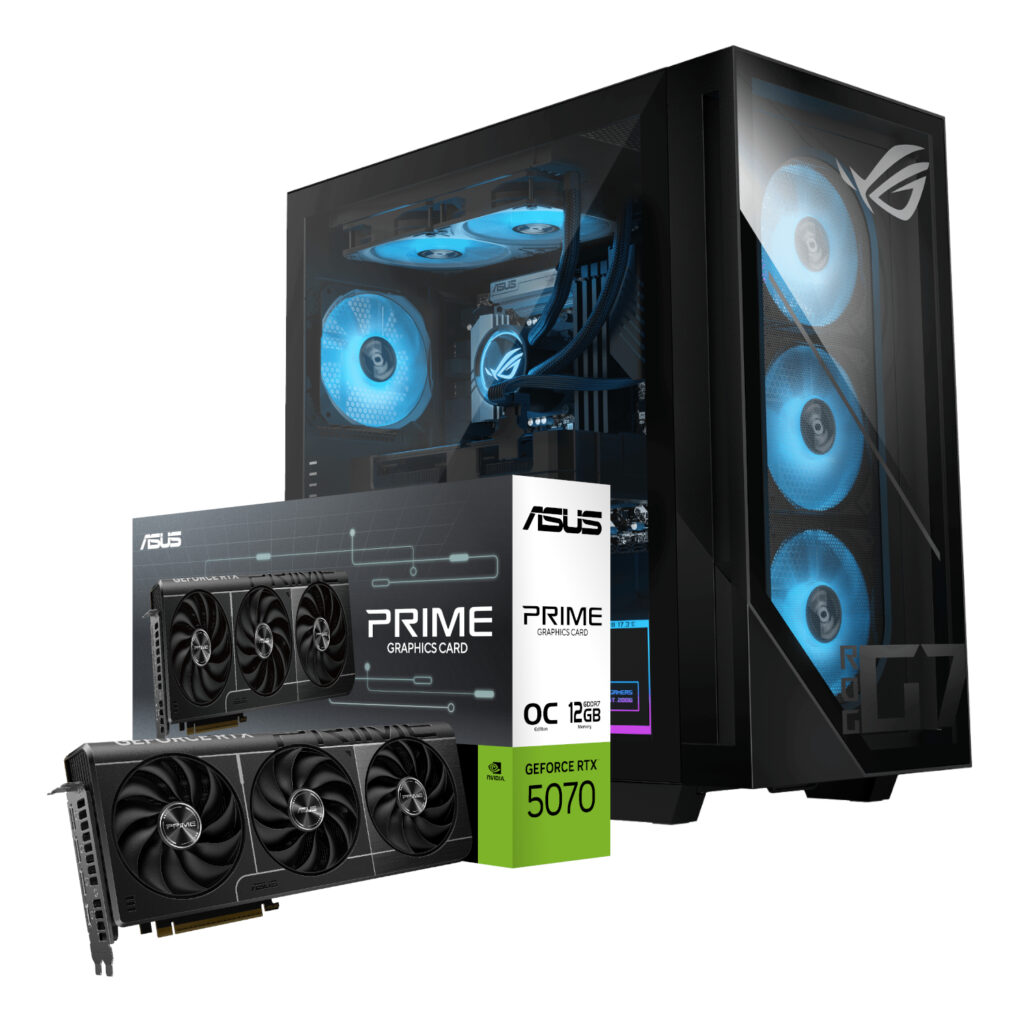 Asus ROG G700 Intel® Core™ Ultra 5 Windows 11 Home PC (RTX 5070 PRIME | 16GB DDR5 | 1TB NVMe) - Image 1