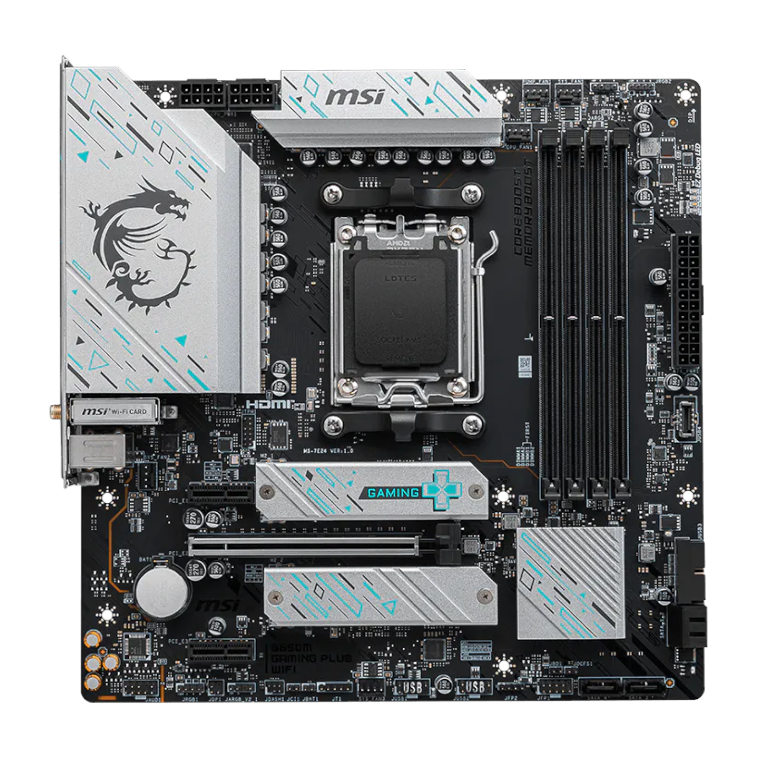 MSI　B650M GAMING PLUS WIFI MSI B650M Gaming Plus WiFi AM5 M-ATX Gaming Motherboard - Syntech