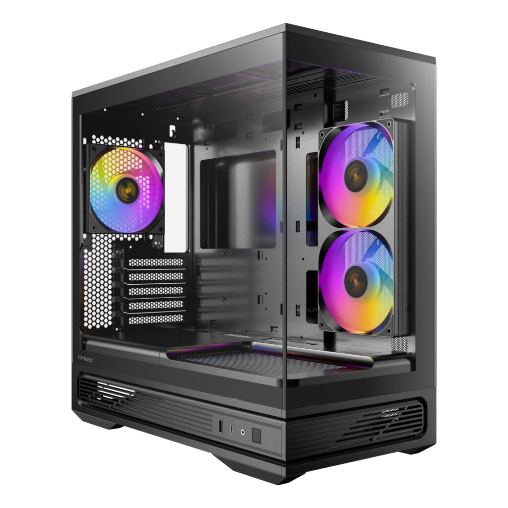 Antec C2M ARGB Compact Micro-ATX Gaming Chassis - Black - Image 1