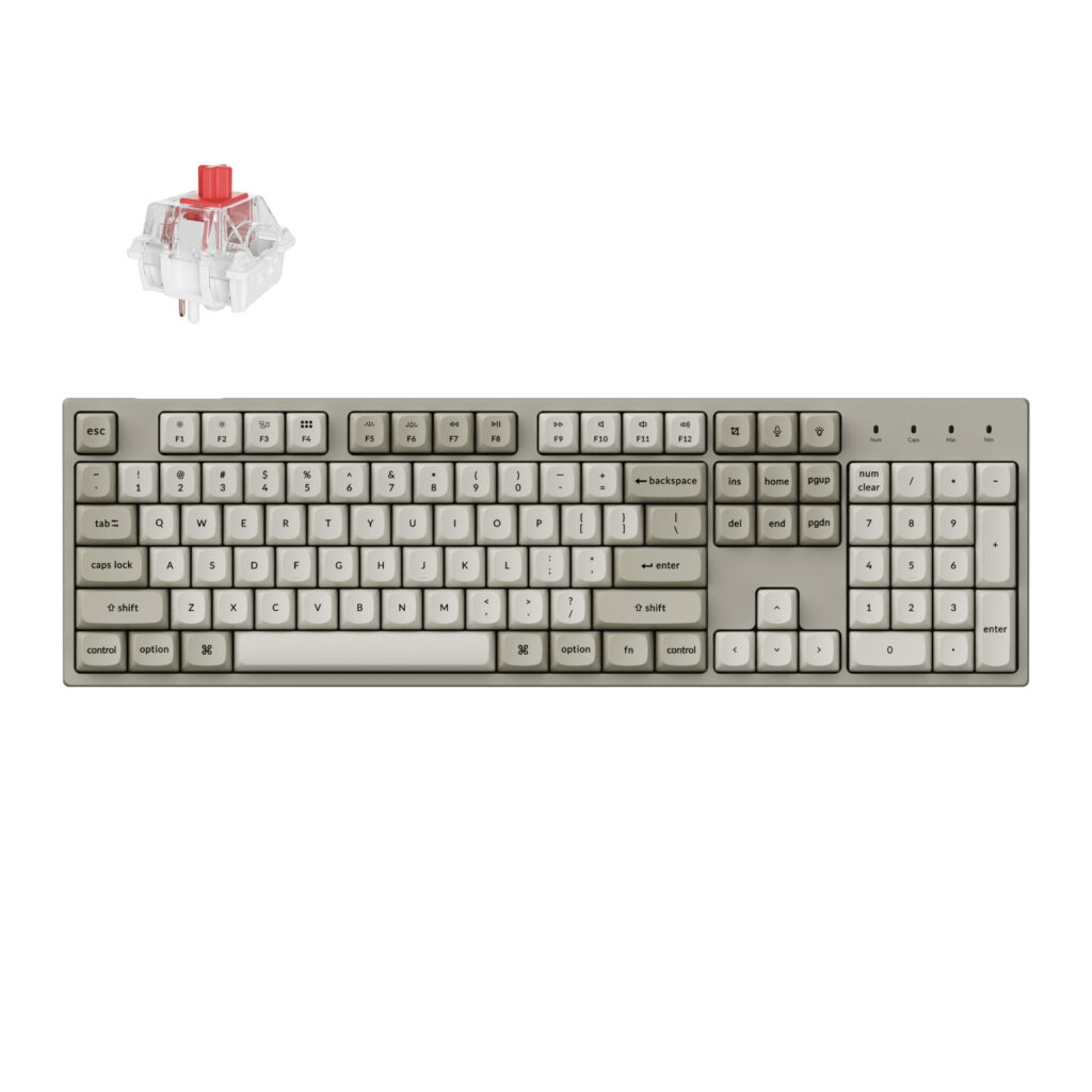 Keychron C2 Pro 100% 8K Super Red Switch Hot-Swap RGB Wired Custom Mechanical Keyboard - Image 3