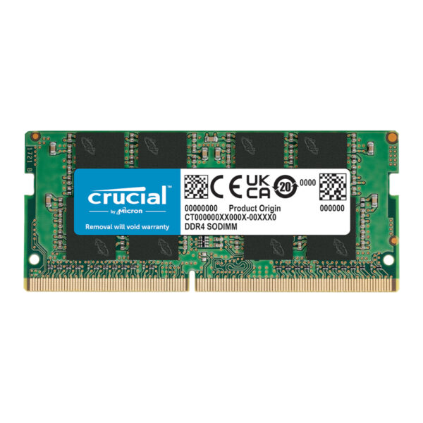 Crucial 32GB 3200MHz DDR4 SODIMM Notebook Memory - Syntech