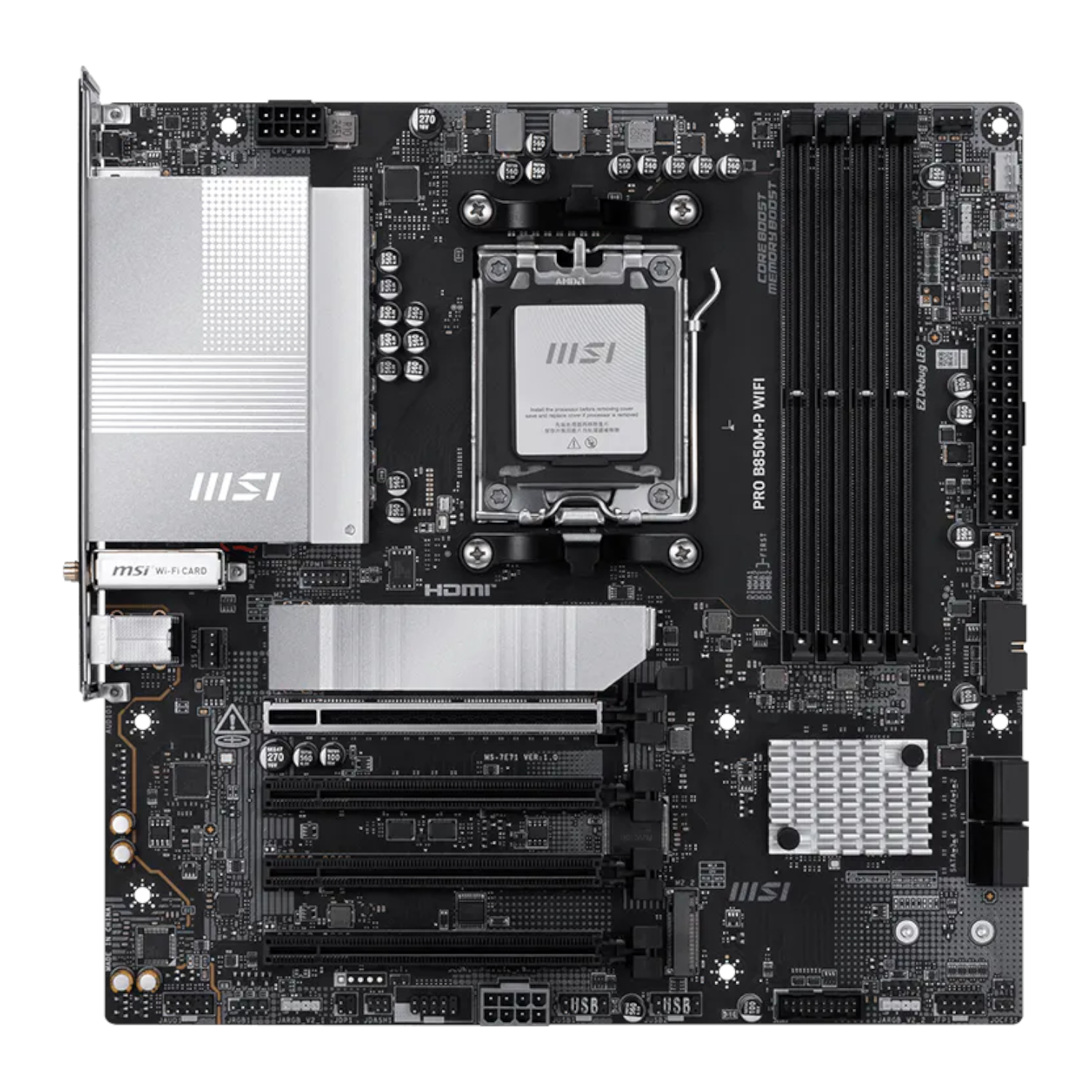 MSI PRO B850M-P WIFI AM5 mATX Motherboard - Syntech