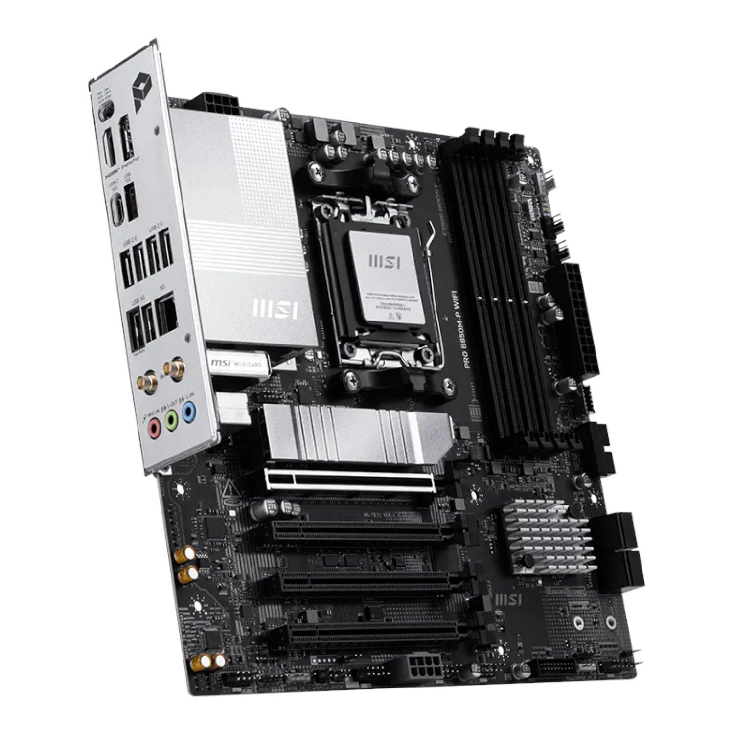 MSI PRO B850M-P WIFI【AM5・5GLAN/Wi-Fi7】 MSI PRO B850M-P WIFI AM5 mATX Motherboard - Syntech