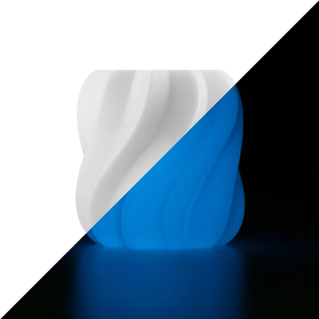 Anycubic PLA Glow Filament - White (Blue Glow) - Image 1