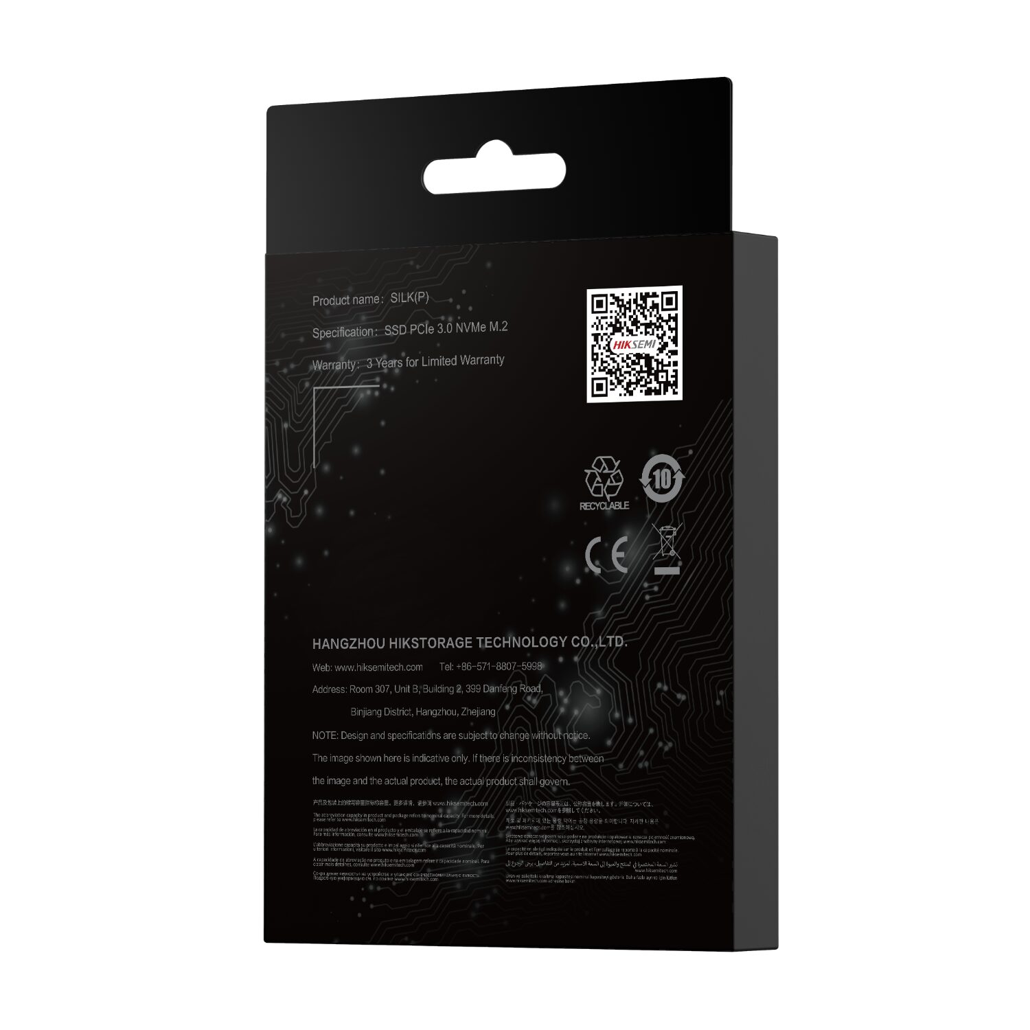 Hiksemi Silk(P) 128GB Gen3 M.2 NVMe 3D NAND SSD 6